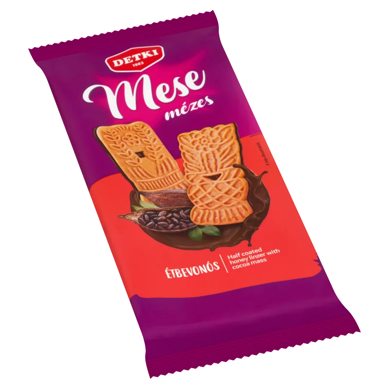 Detki Mese mézes linzer kakaós étbevonómasszával félig mártva 180 g