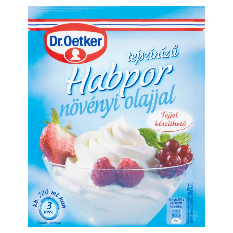 Dr. Oetker tejszínízű habpor növényi olajjal 45 g