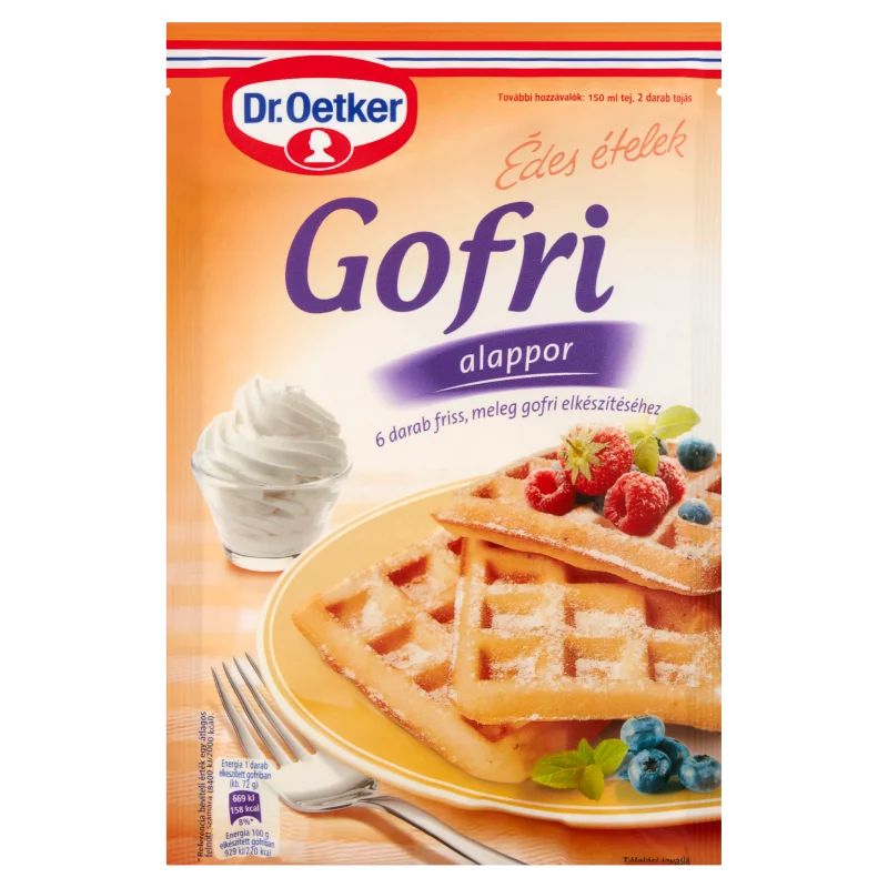 Dr. Oetker Édes Ételek gofri alappor 200 g