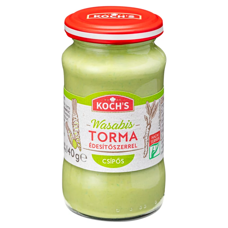 KOCHs csípős wasabi torma édesítőszerrel 140 g