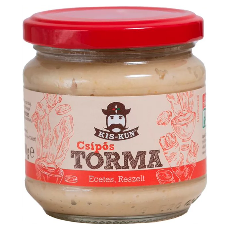 Kis-Kun ecetes reszelt csípős torma 190 g