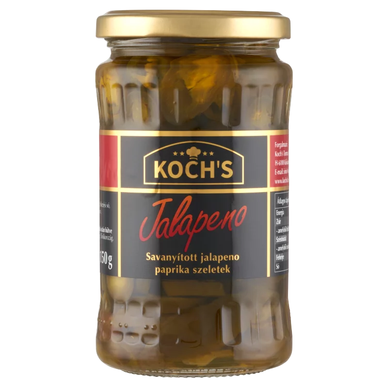  Koch's savanyított jalapeno paprika szeletek 350 g
