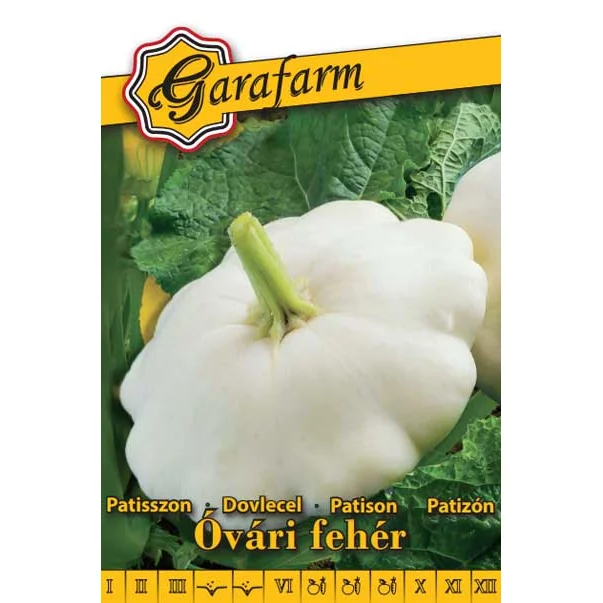 Garafarm vetőmag óvári fehér patisszon