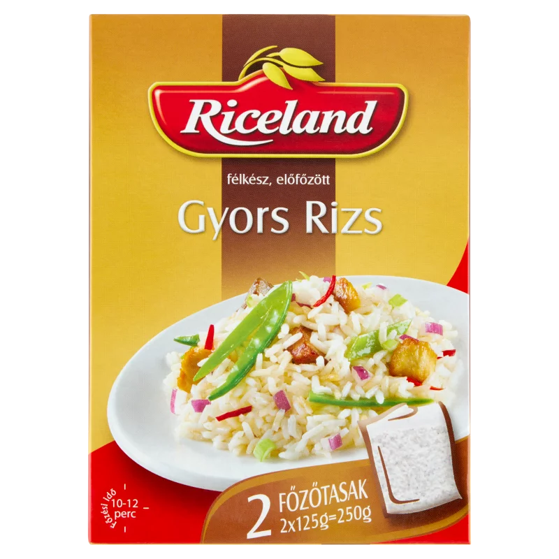 Riceland félkész, előfőzött gyors rizs 2 x 125 g (250 g)