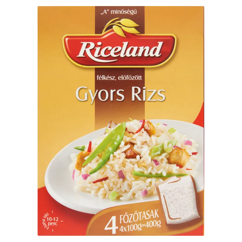 Riceland Gyors rizs félkész előfőzött 4 x 100 g