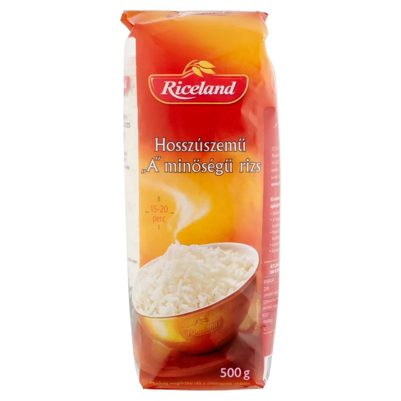 Riceland „A" minőségű, hosszúszemű rizs 500 g