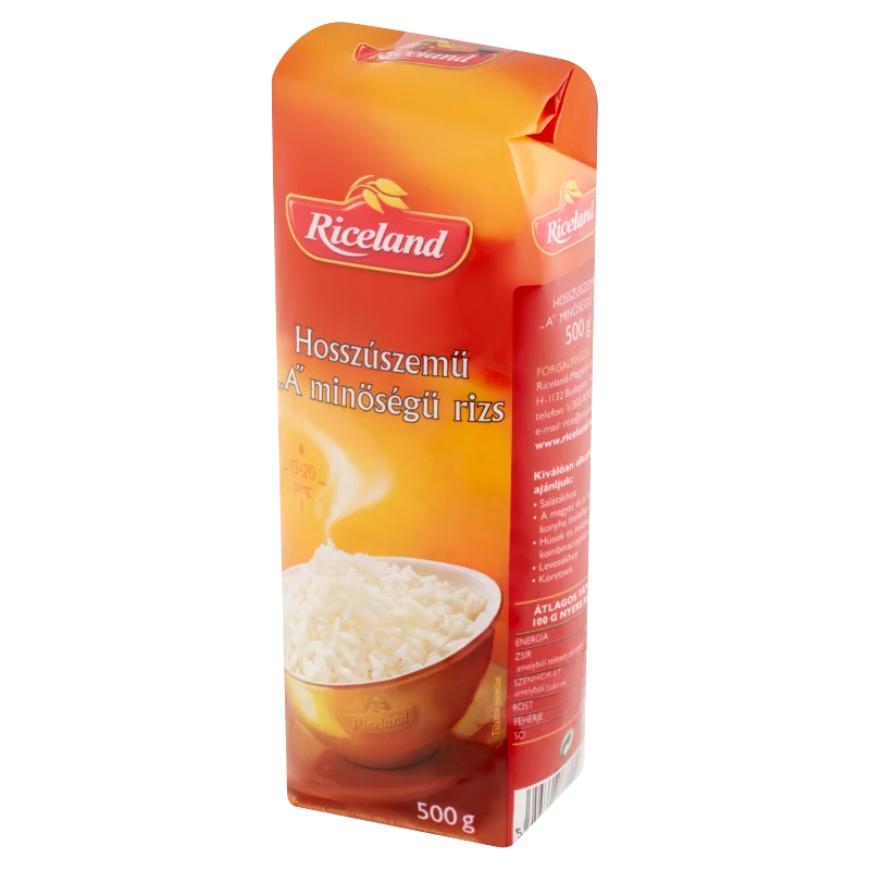 Riceland „A" minőségű, hosszúszemű rizs 500 g