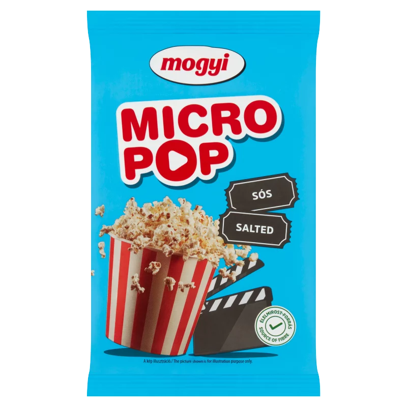 Mogyi Micro Pop sós, mikrohullámú sütőben elkészíthető pattogatni való kukorica 100 g