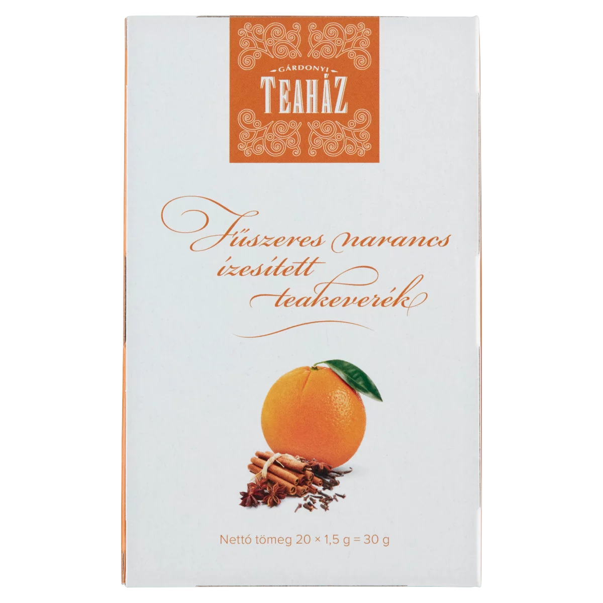 Gárdonyi Teaház fűszeres narancs ízesített teakeverék 20 filter 30 g