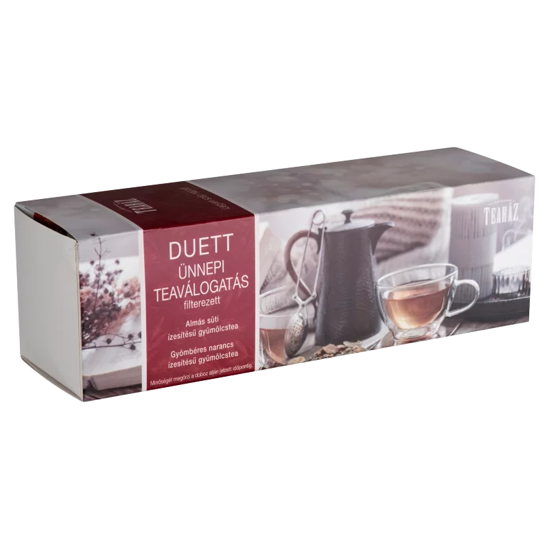 Gárdonyi Teaház Duett ünnepi teaválogatás filterezett 48 filter 96 g