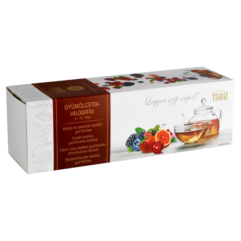 Gárdonyi Teaház gyümölcstea-válogatás 52 filter 104 g