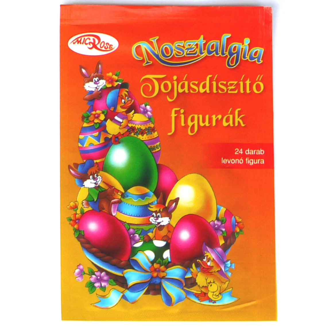 MicRose Nosztalgia tojásdíszítő figurák 24 db levonó matrica