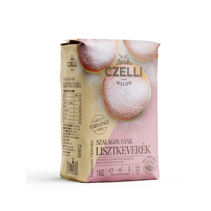 Celldömölki Malom lisztkeverék 1kg Szalagos fánk