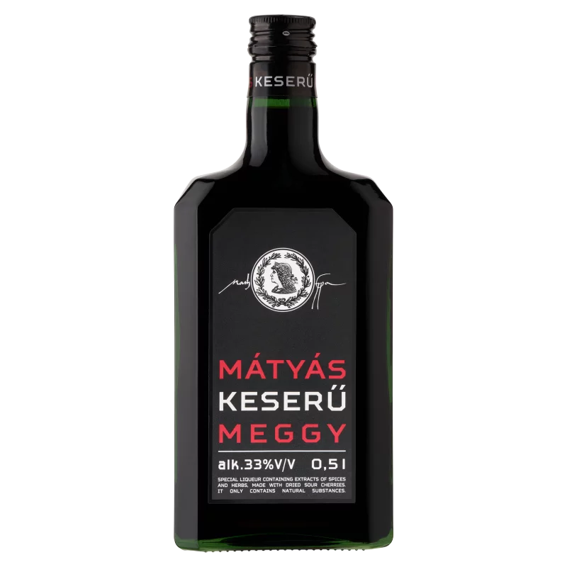 Mátyás keserű meggy likőr 33% 0,5 l