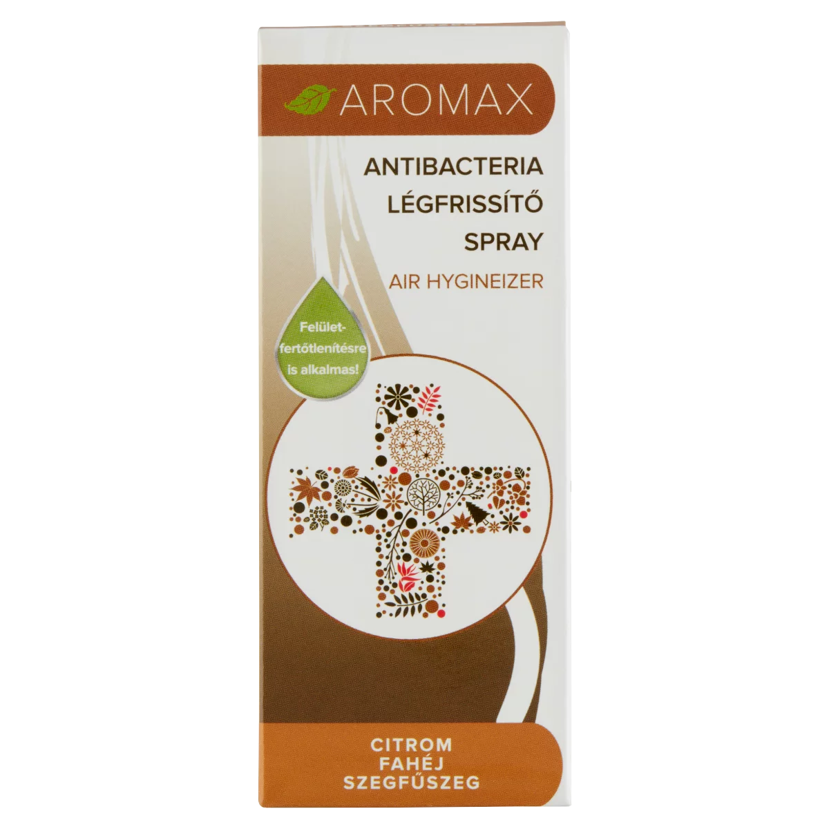 Aromax Antibacteria citrom-fahéj-szegfűszeg légfrissítő spray 20 ml