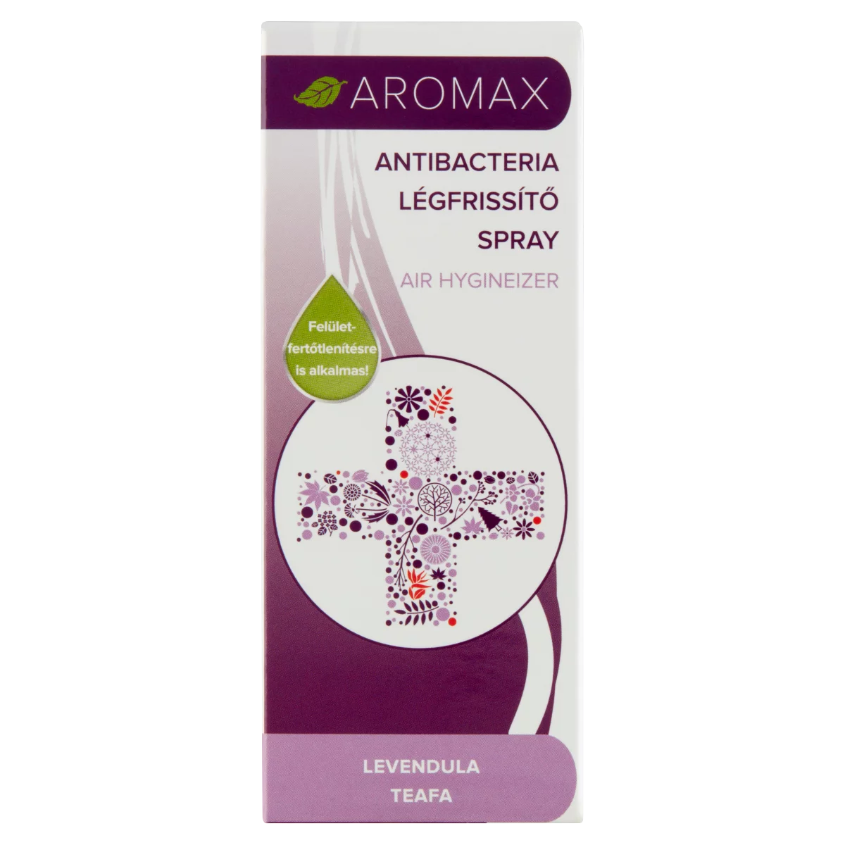 Aromax Antibacteria levendula-teafa légfrissítő spray 20 ml