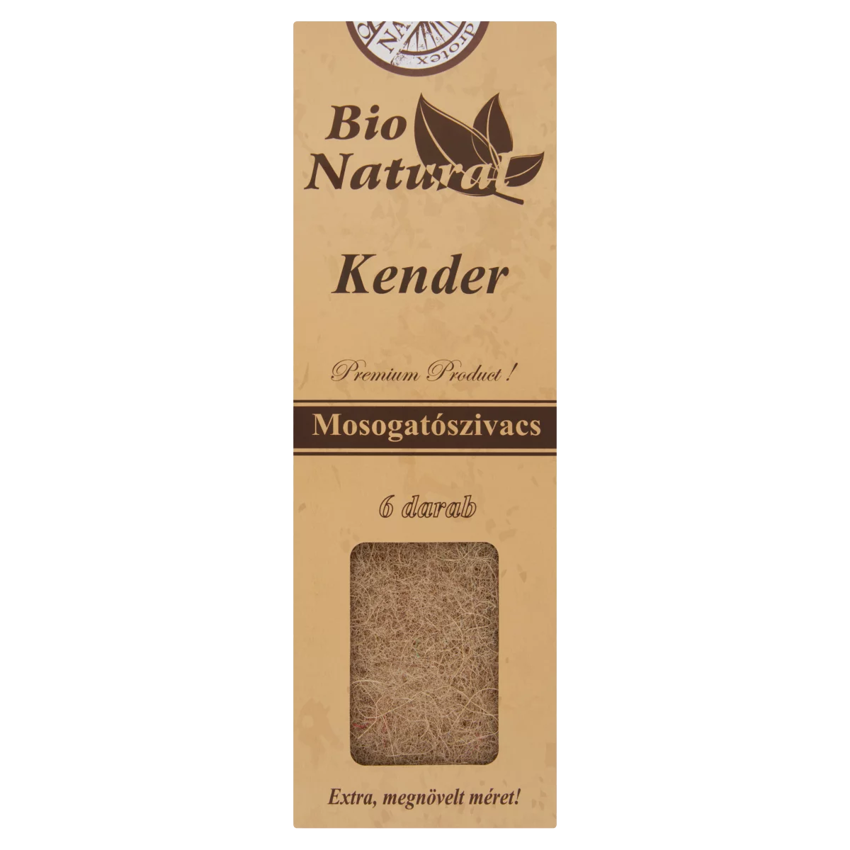 Bio Natural Kender prémium mosogatószivacs 6 db