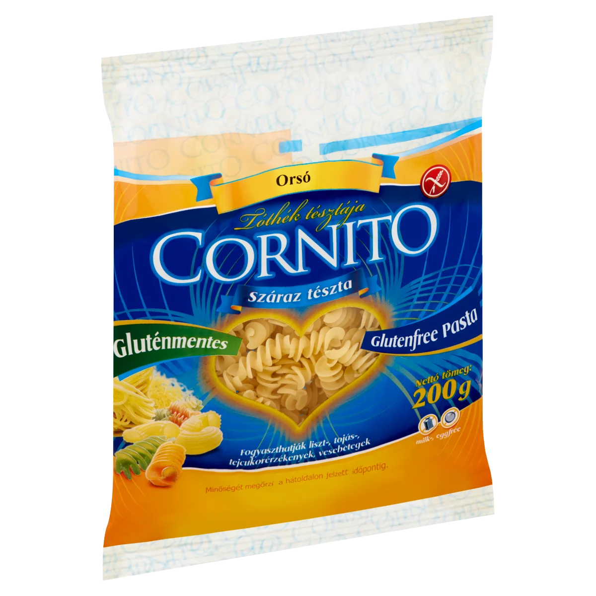 Cornito orsó gluténmentes száraz tészta 200 g