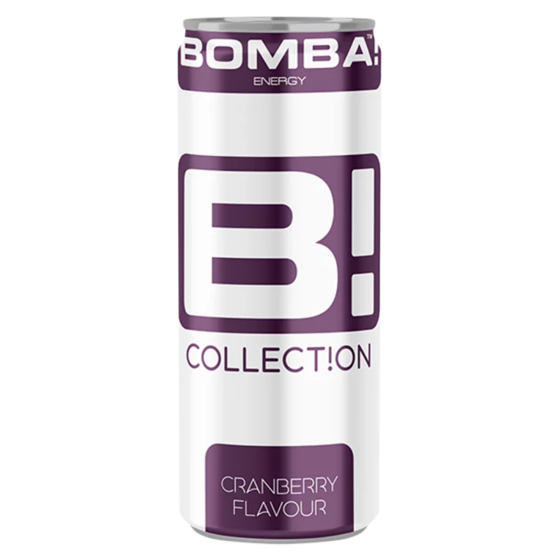 BOMBA! Collection Cranberry Flavour hőkezelt, feketeribizli-vörösáfonya-kardamom ízű ital 250 ml