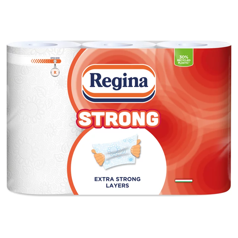 Regina Strong konyhai papírtörlő 3 rétegű 3 tekercs
