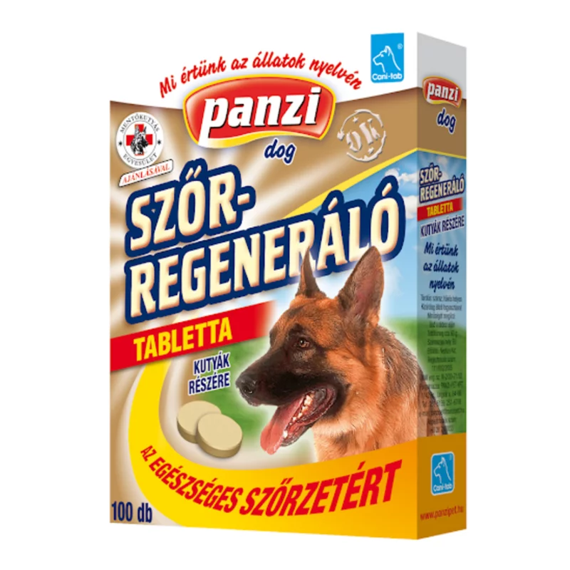 Panzi Vitamin kutyáknak 100db szőrregeneráló 