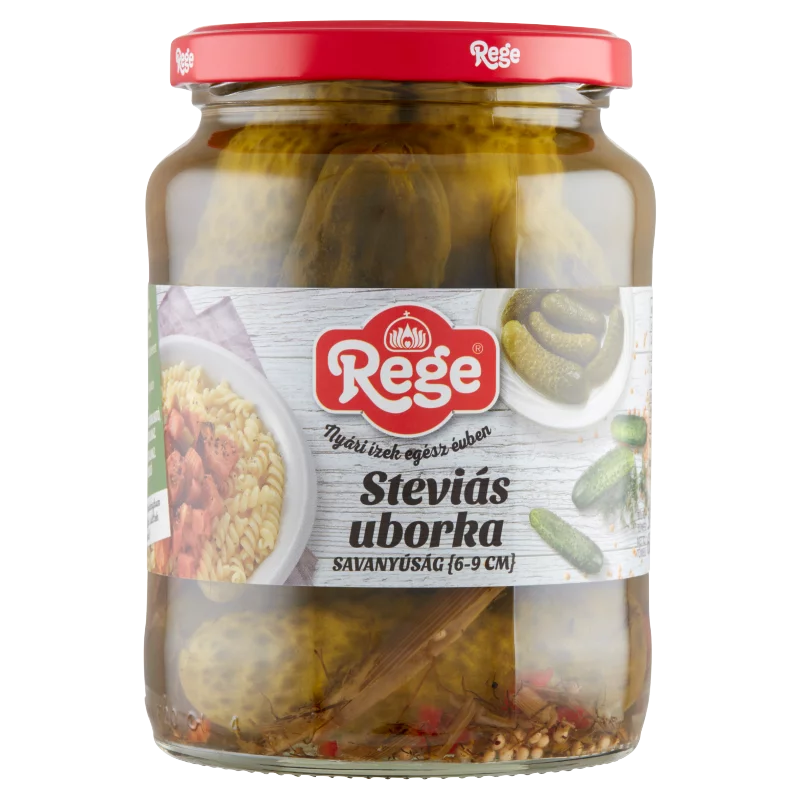 Rege steviás uborka savanyúság 6-9 cm 680 g