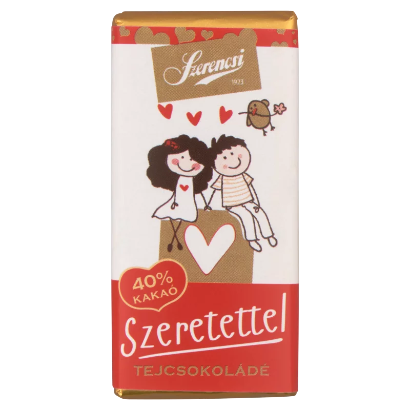 Szerencsi Szeretettel tejcsokoládé 20 g
