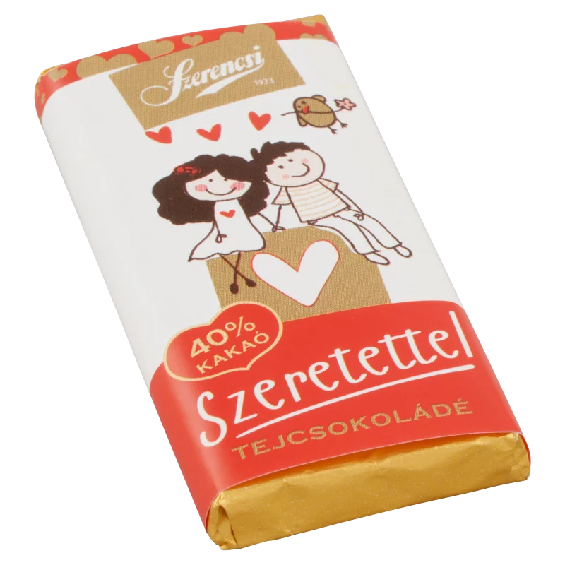 Szerencsi Szeretettel tejcsokoládé 20 g
