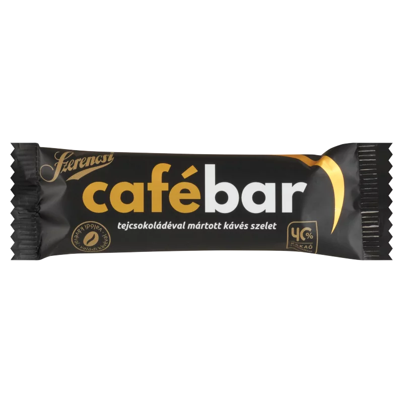 Szerencsi Cafébar tejcsokoládéval mártott kávés szelet 26 g