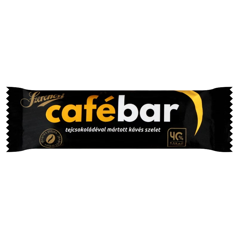 Szerencsi Cafébar tejcsokoládéval mártott kávés szelet 26 g