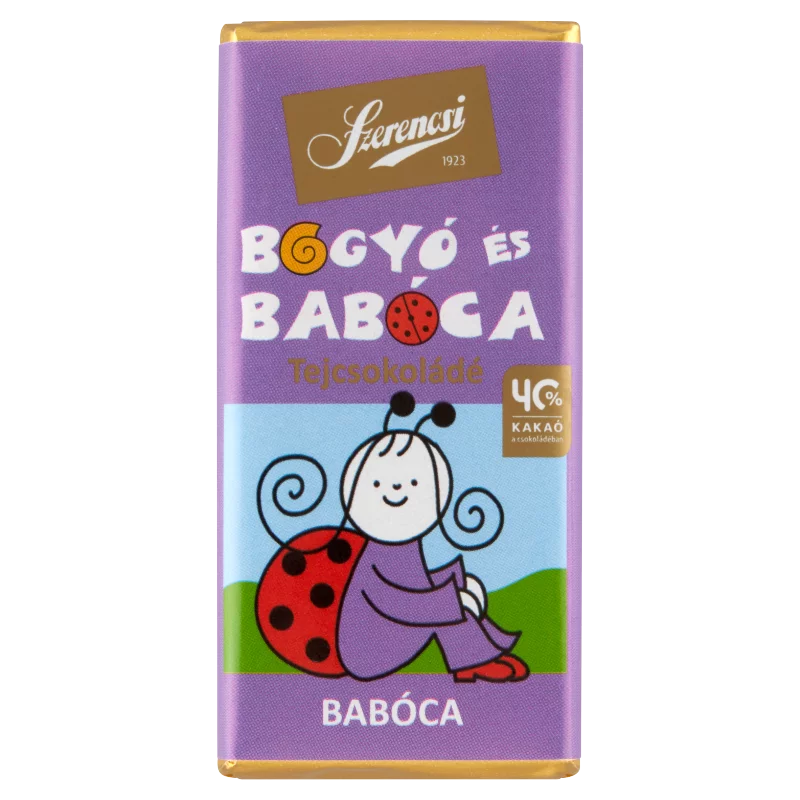 Szerencsi Bogyó és Babóca tejcsokoládé 20 g