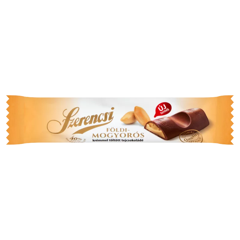 Szerencsi földimogyorós krémmel töltött tejcsokoládé 19 g