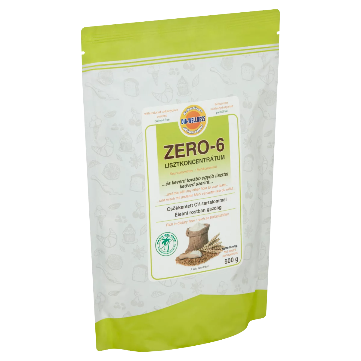 Dia-Wellness Zero-6 lisztkeverék koncentrátum 500 g