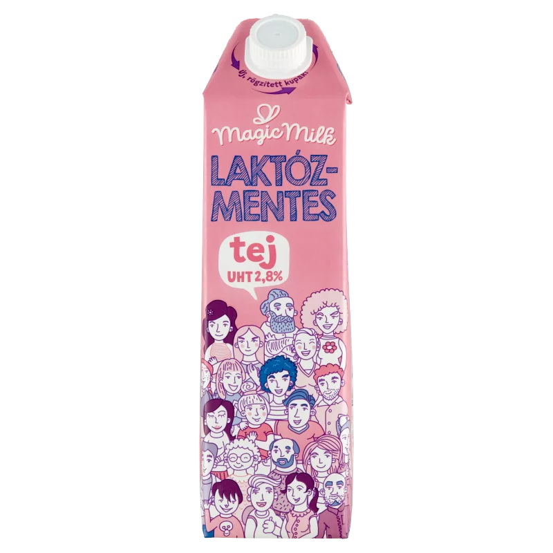 Magic Milk UHT laktózmentes, félzsíros tej 2,8% 1 l