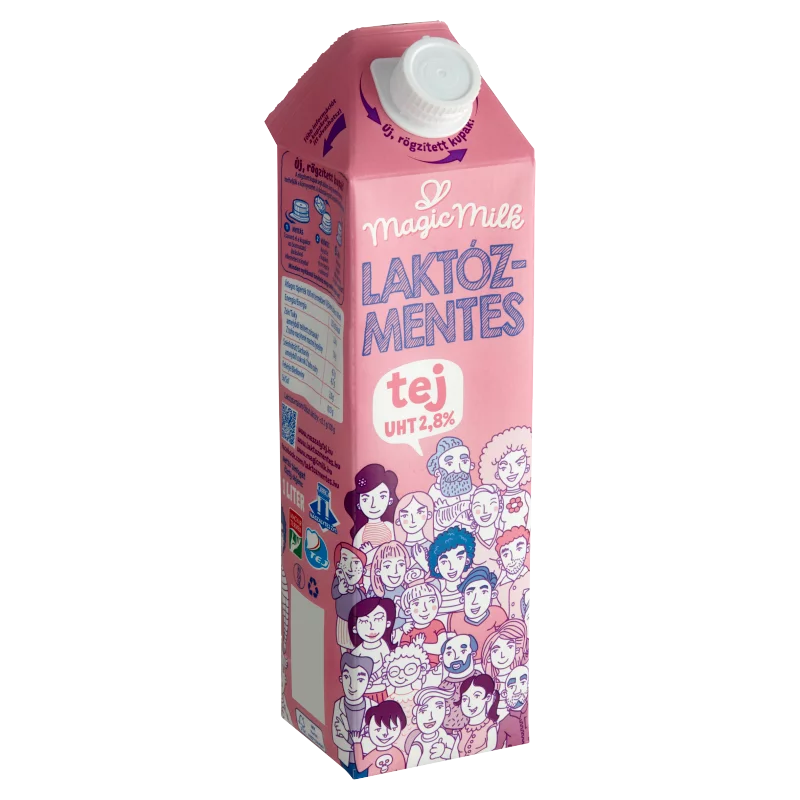 Magic Milk UHT laktózmentes, félzsíros tej 2,8% 1 l