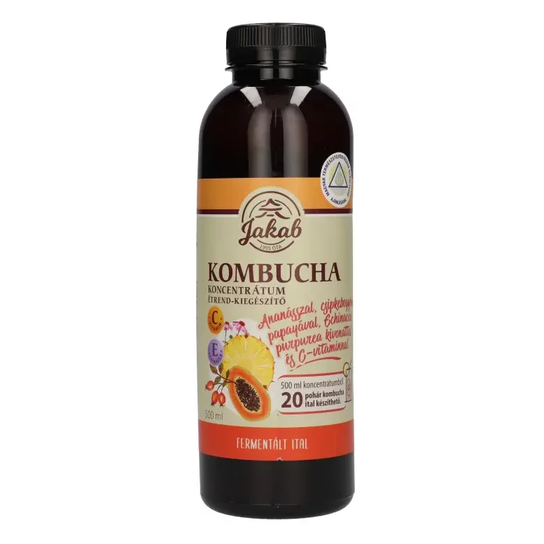 Echinacea purpurea kivonattal és C-vitaminnal kombucha - 500ml