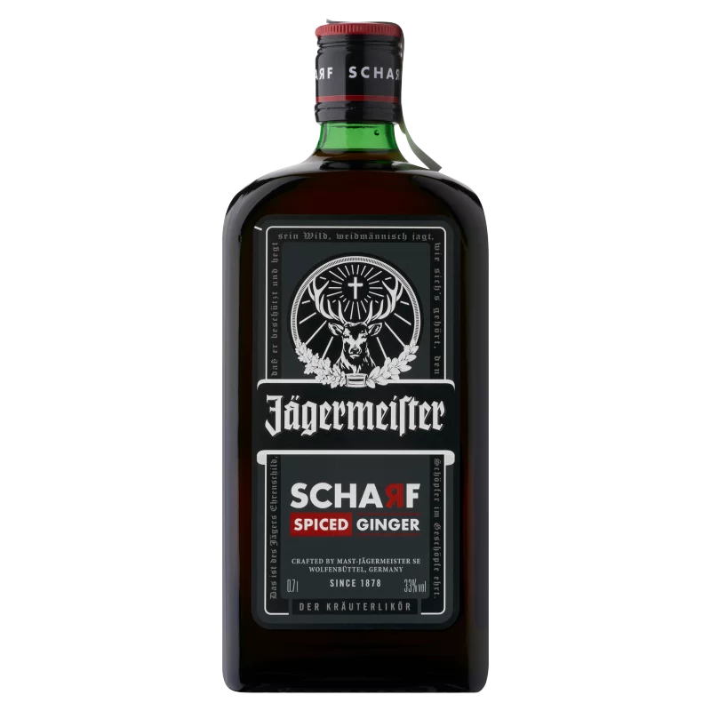 Jägermeister Scharf gyógynövénylikőr 33% 0,7 l