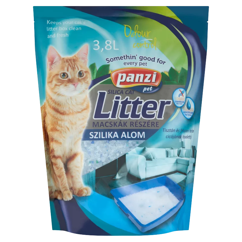 Panzi szilika alom macskák részére 3,8 l
