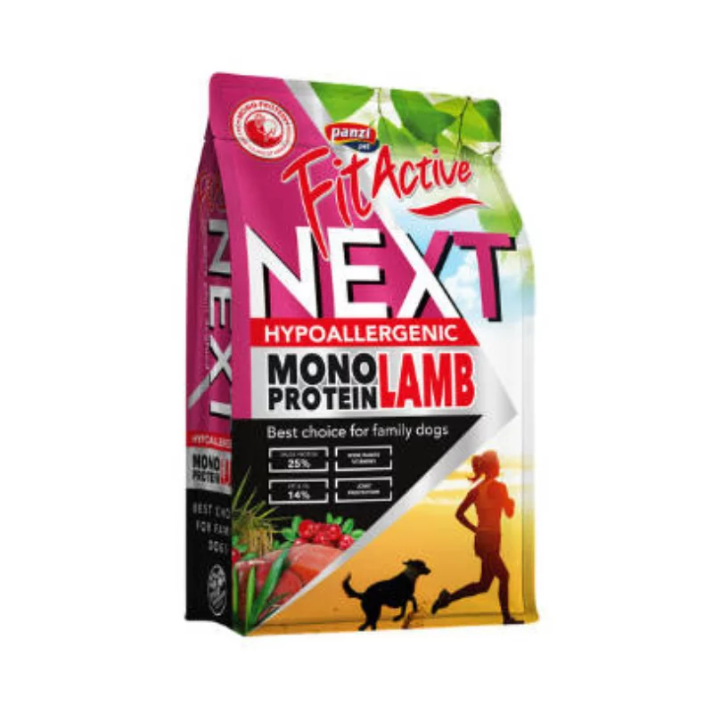 FitActive Next száraz kutyaeledel 3kg Hypoallergenic Mono Lamb with cranb.