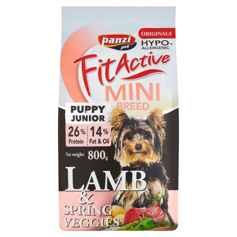 Panzi Pet Fit Active Bárány teljesértékű eledel kölyök és növendék kutyák részére 800 g