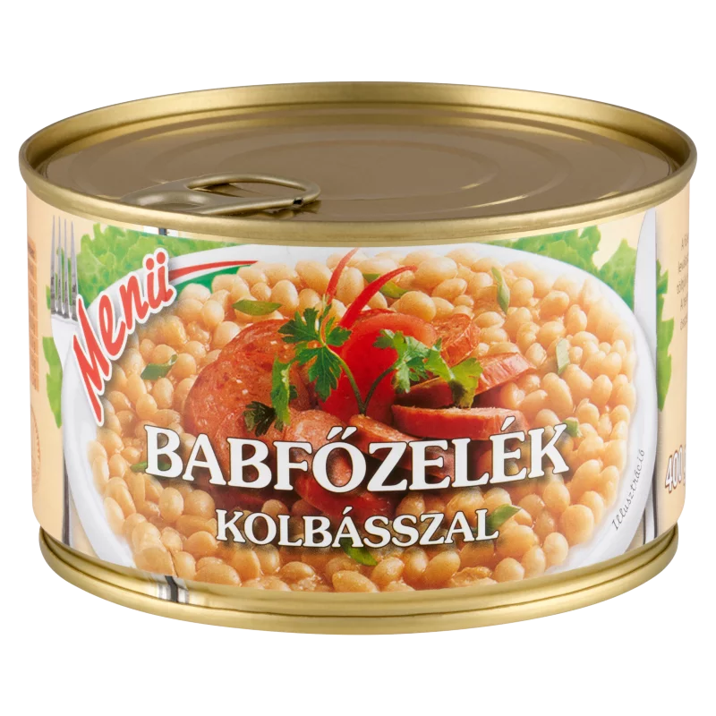 Menü babfőzelék kolbásszal 400 g