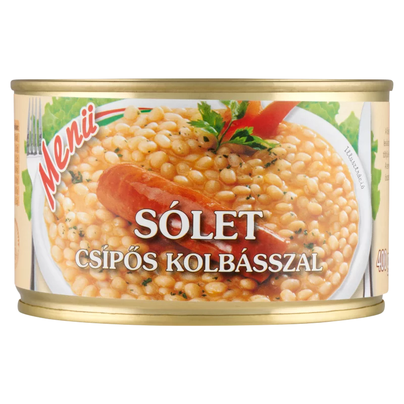 Menü sólet csípős kolbásszal 400 g