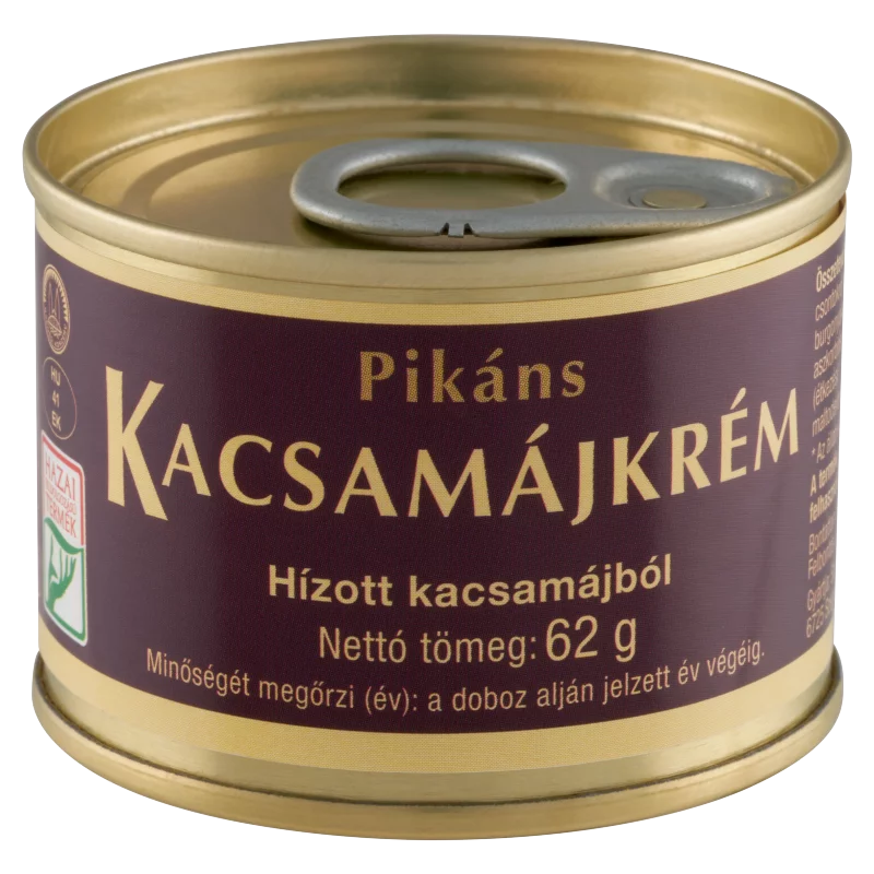 Pikáns kacsamájkrém hízott kacsamájból 62 g