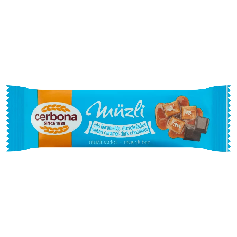 Cerbona sós karamellás-étcsokoládés müzliszelet 20 g