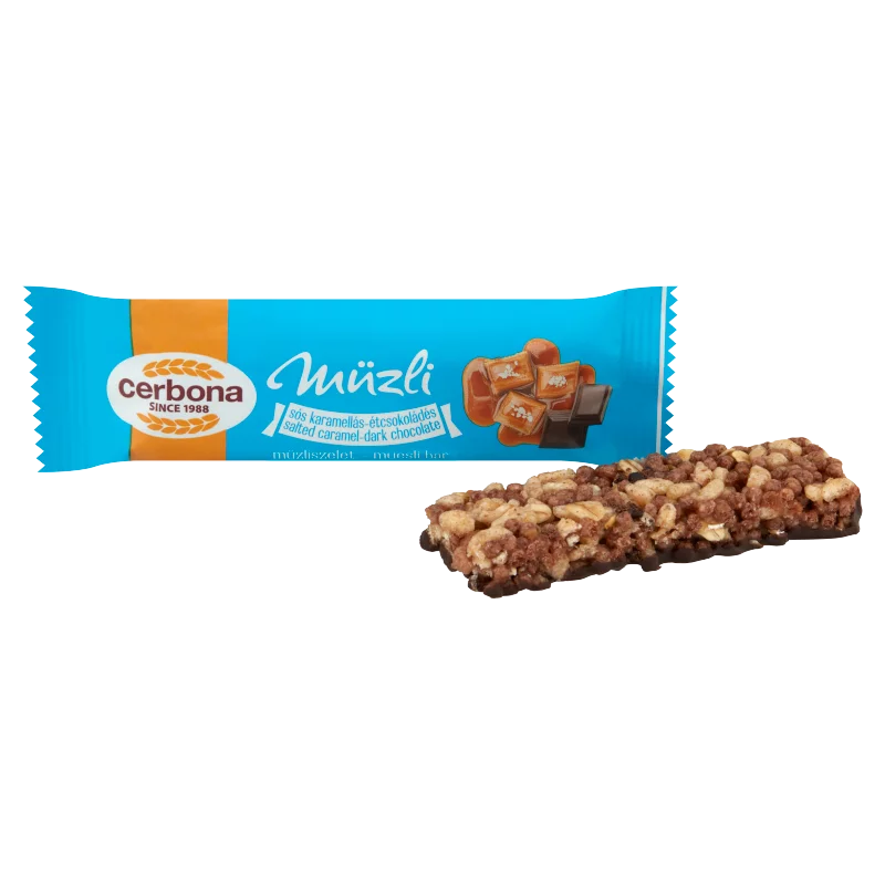 Cerbona sós karamellás-étcsokoládés müzliszelet 20 g