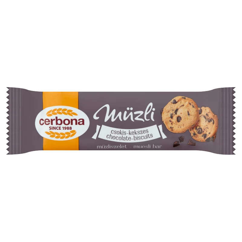 Cerbona csokis-kekszes müzliszelet 20 g