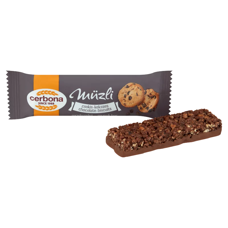 Cerbona csokis-kekszes müzliszelet 20 g