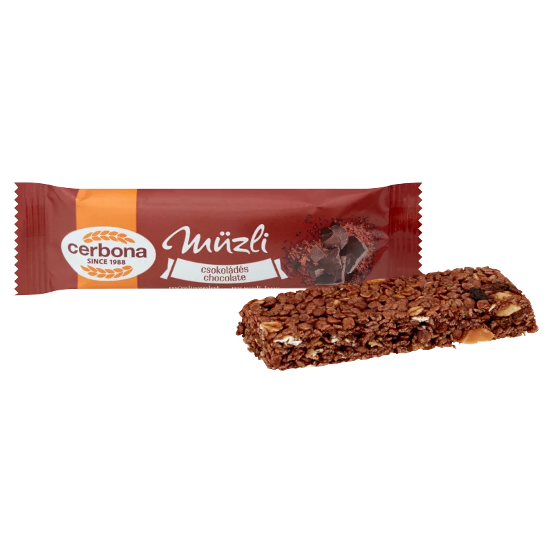 Cerbona csokoládés müzliszelet 20 g
