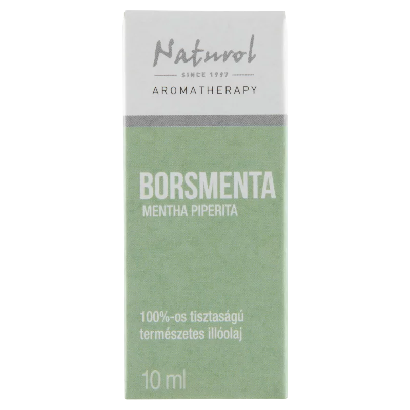Naturol Aromatherapy 100%-os tisztaságú természetes borsmenta illóolaj 10 ml