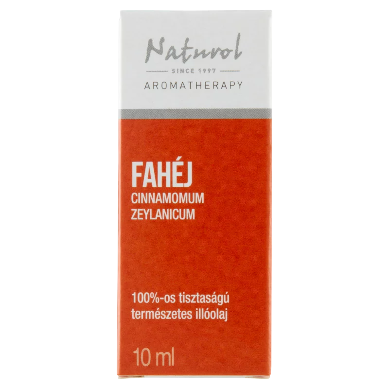 Naturol Aromatherapy 100%-os tisztaságú természetes fahéj illóolaj 10 ml